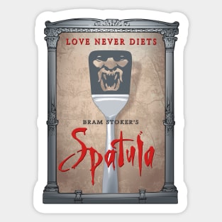 Bram Stoker's Spatula Sticker